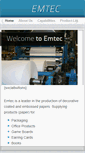 Mobile Screenshot of emtecpaper.com